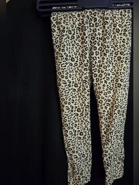 Dot & Zazz 18-24M Leopard Print Leggings - Beige and Black